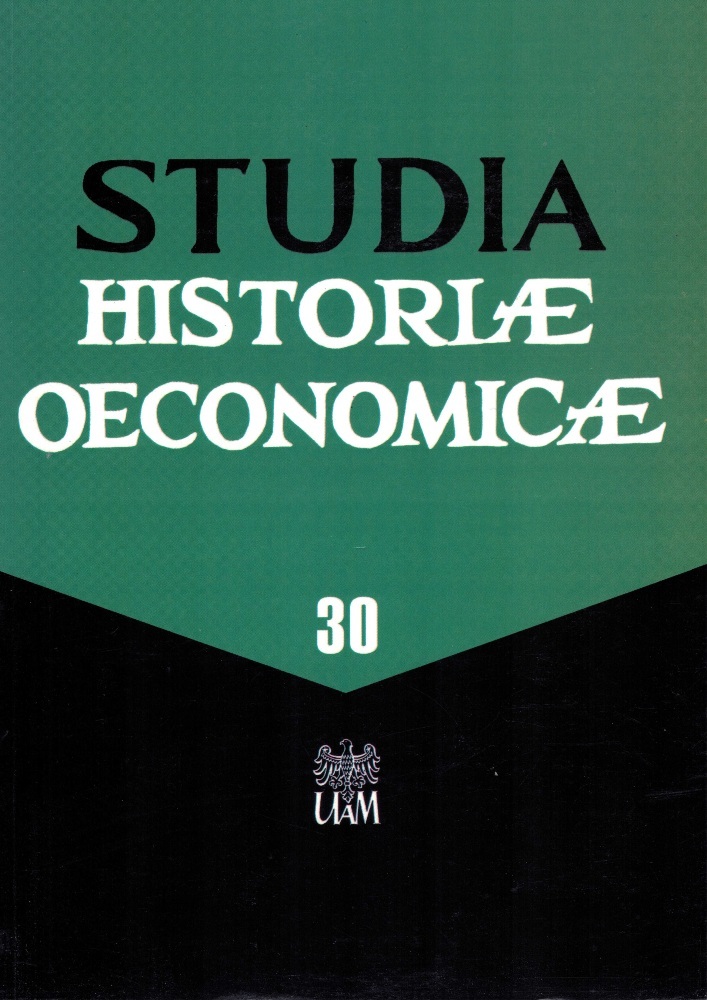 Journal cover Studia Historiae Oeconomicae, volume 30, year 2012, title WORK/LABOUR