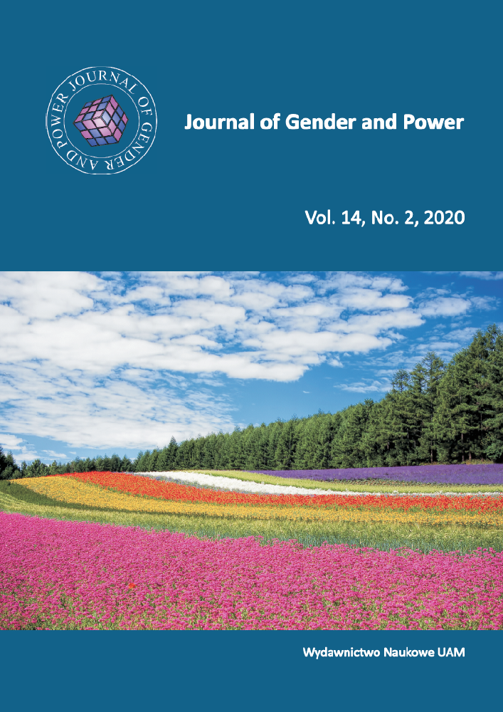 Journal cover Journal of Gender and Power, volume 14, no. 2, year 2020