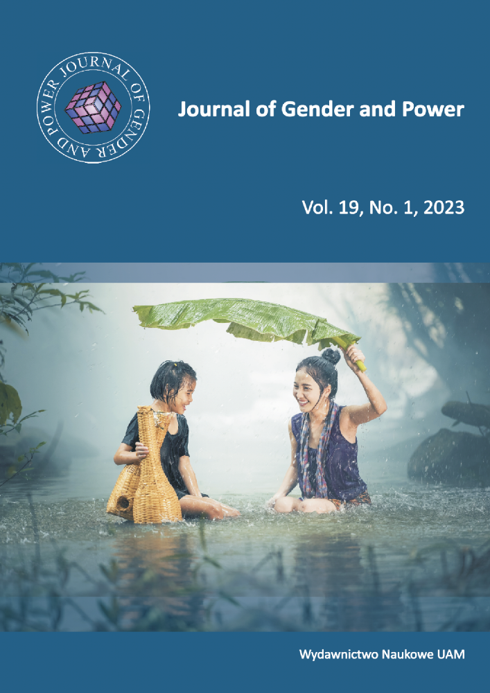 Journal cover Journal of Gender and Power, volume 19, no. 1, year 2023