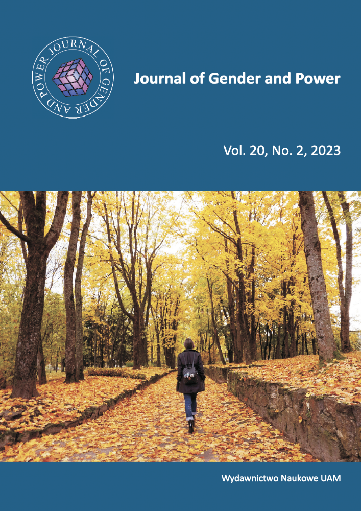 Journal cover Journal of Gender and Power, volume 20, no. 2, year 2023