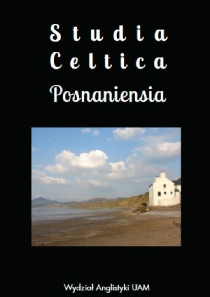 Journal cover Studia Celtica Posnaniensia, volume 1, year 2016