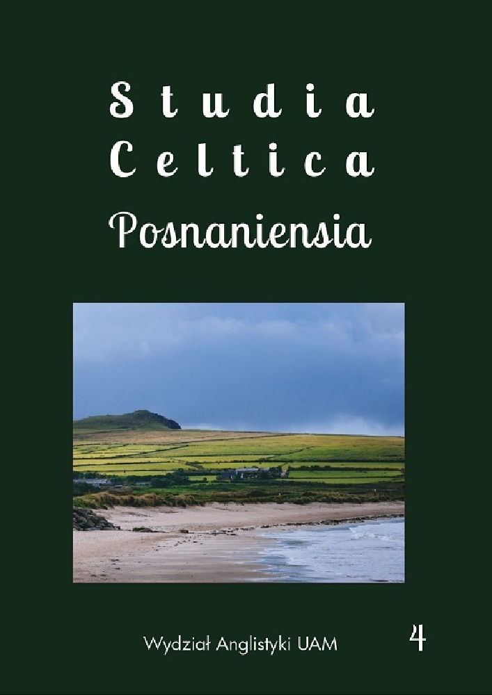 Journal cover Studia Celtica Posnaniensia, volume 4, year 2019