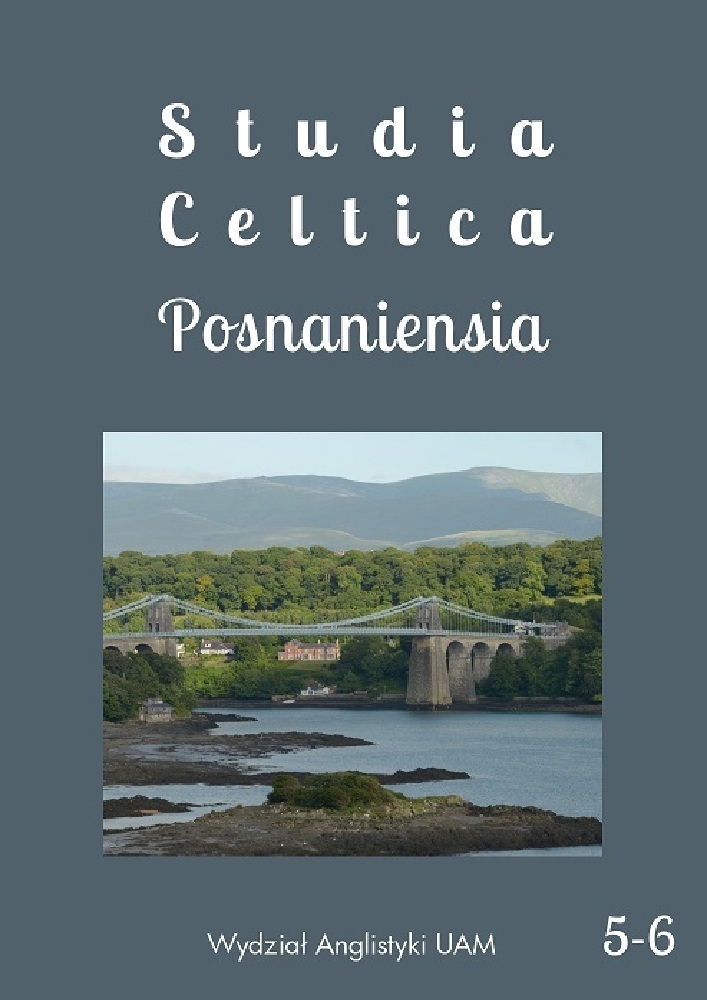 Journal cover Studia Celtica Posnaniensia, volume 6, year 2021