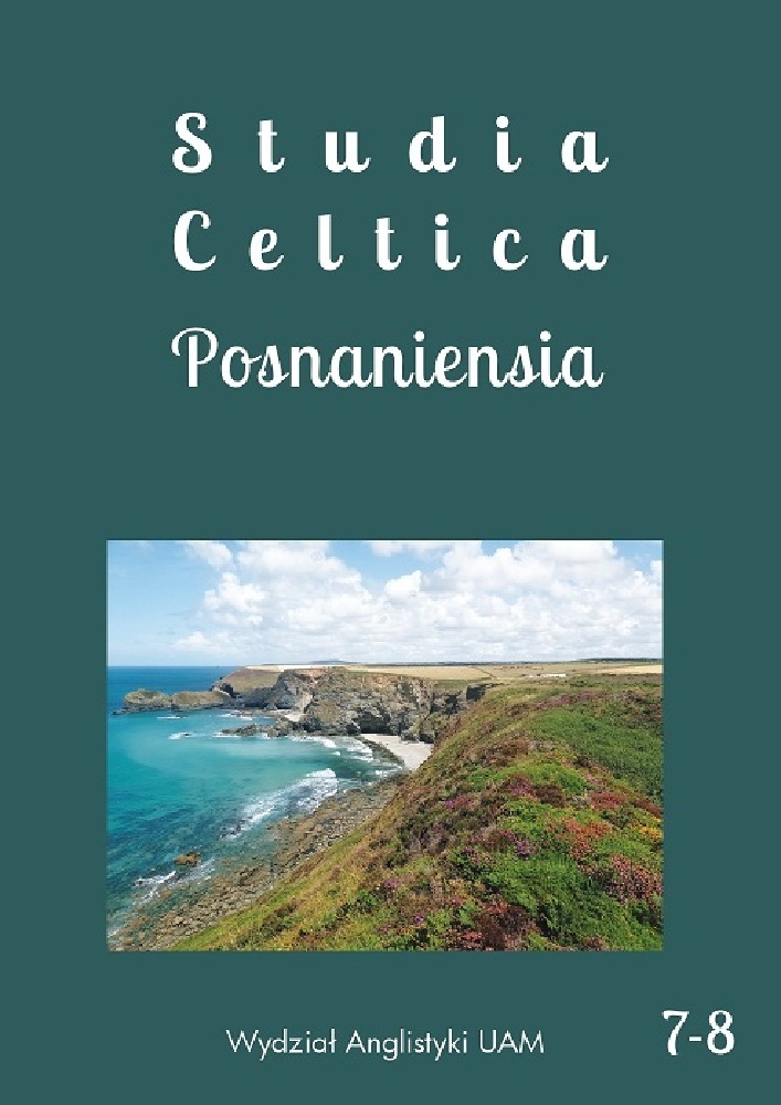 Journal cover Studia Celtica Posnaniensia, volume 8, year 2023